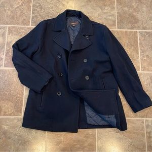 Michael Kors Men’s Wool Peacoat Double-Breasted Size M